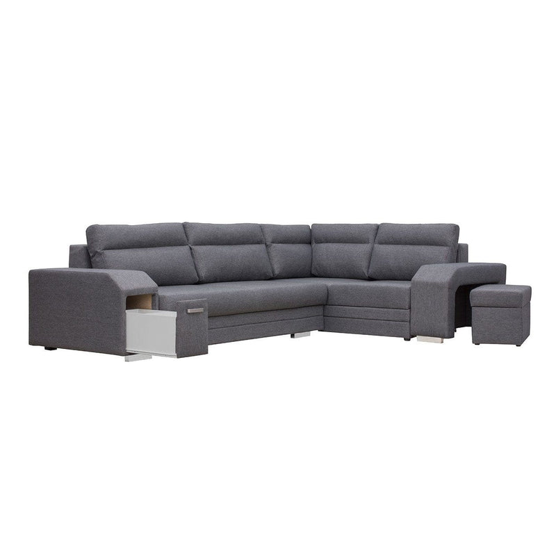 Sectional FULL XL Sleeper Sofa MAGNUS S with storage, SALE - Backyard Provider