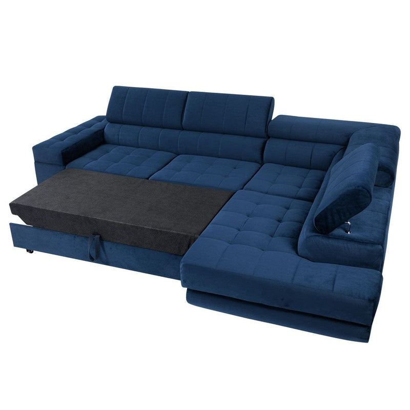 Sectional Sleeper Sofa with storage ANDREA - Backyard Provider