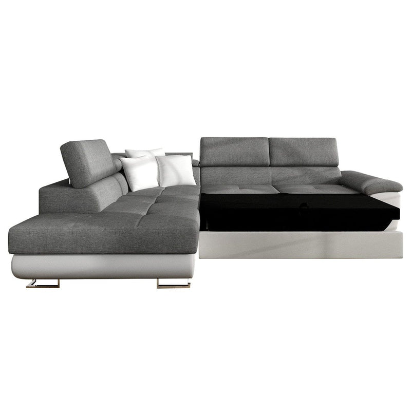 Sectional FULL XL Sleeper Sofa AMADEO with storage, SALE - Backyard Provider