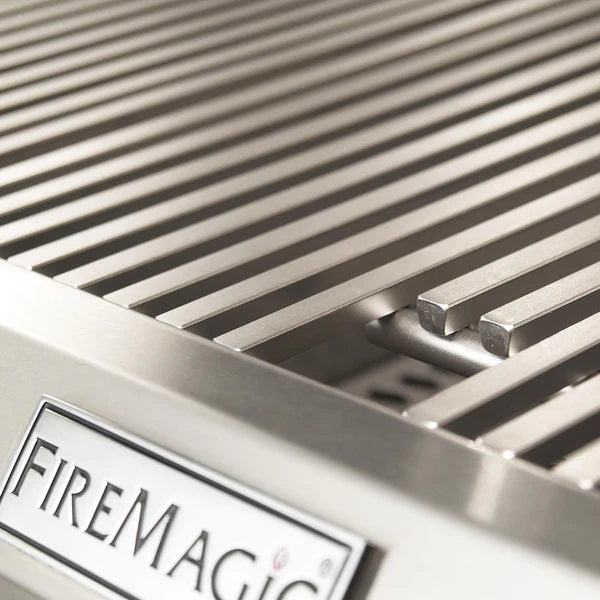 Fire Magic 46" Aurora Built-In Propane Gas & Charcoal Combo Grill in Stainless Steel - A830I-7LAP-CB