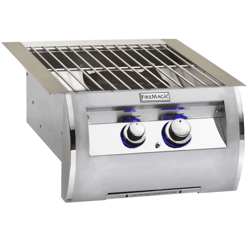 Fire Magic Echelon Diamond Built-In Propane Gas Power Burner With Stainless Steel Grid - 19-5B1P-0