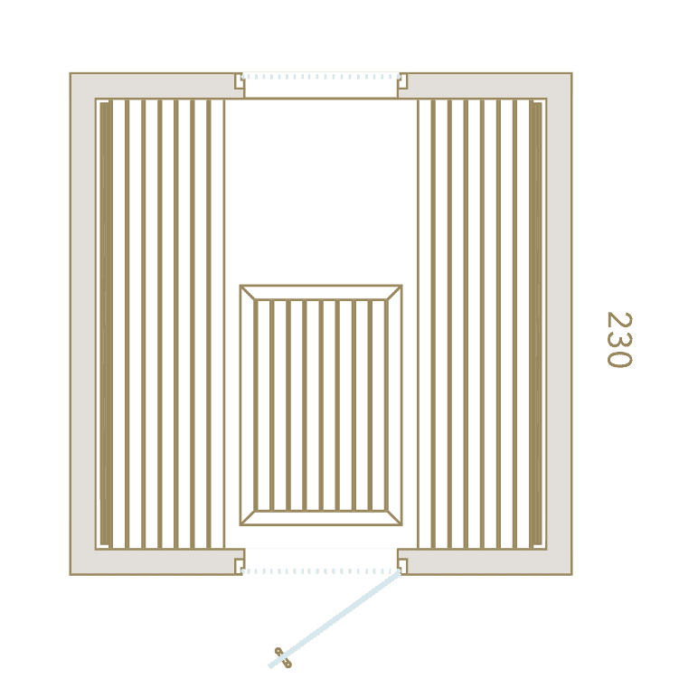 Auroom Garda Outdoor Cabin Sauna | Thermo-Pine