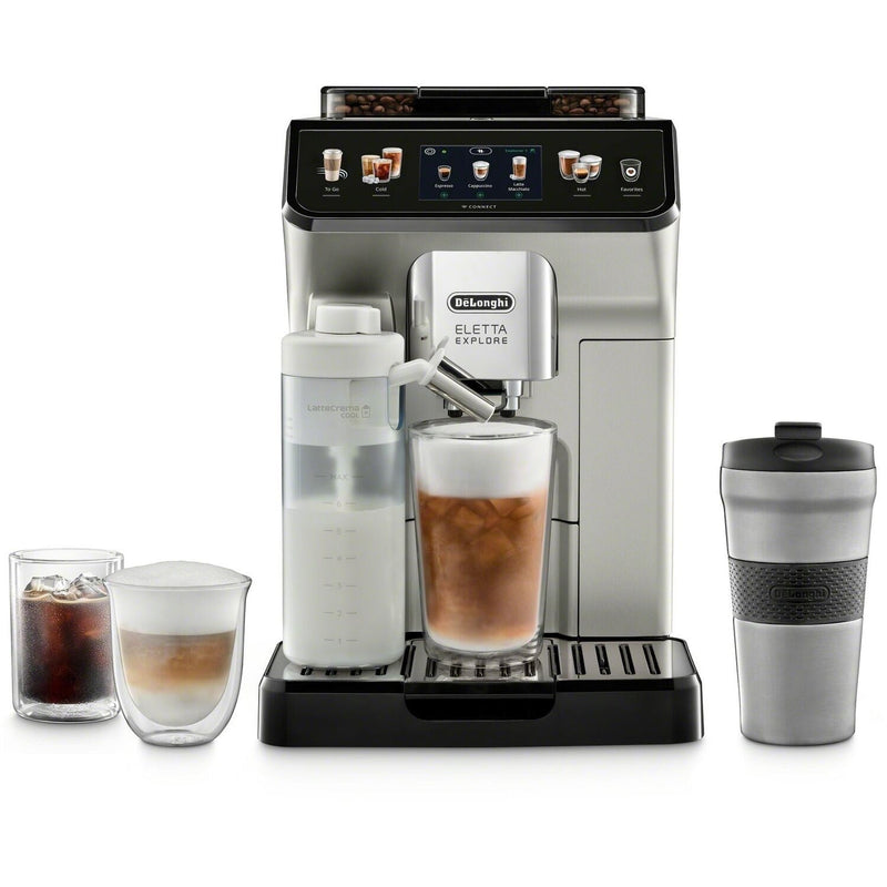 De'Longhi Eletta Explore Fully Automatic Espresso Machine with Cold Brew ECAM45086S