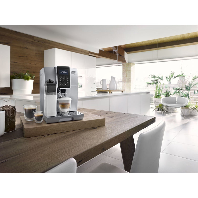 De'Longhi Dinamica with LatteCrema Super Automatic Espresso Machine in Silver ECAM35075SI