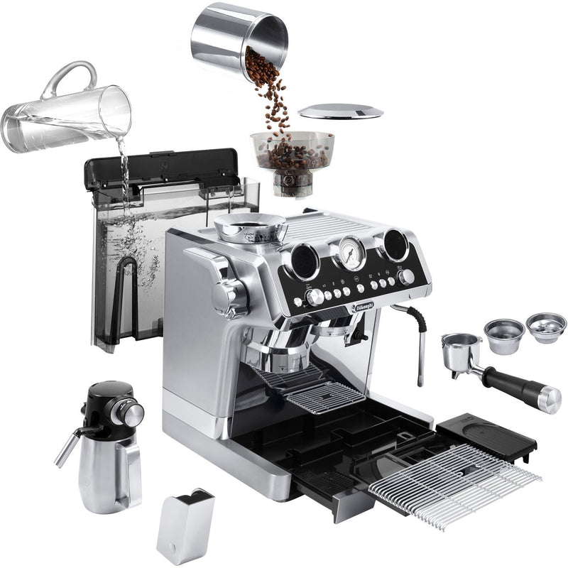 De'Longhi La Specialista Maestro Sensor Grinding, Milk Frothing Espresso Machine in Silver EC9665M