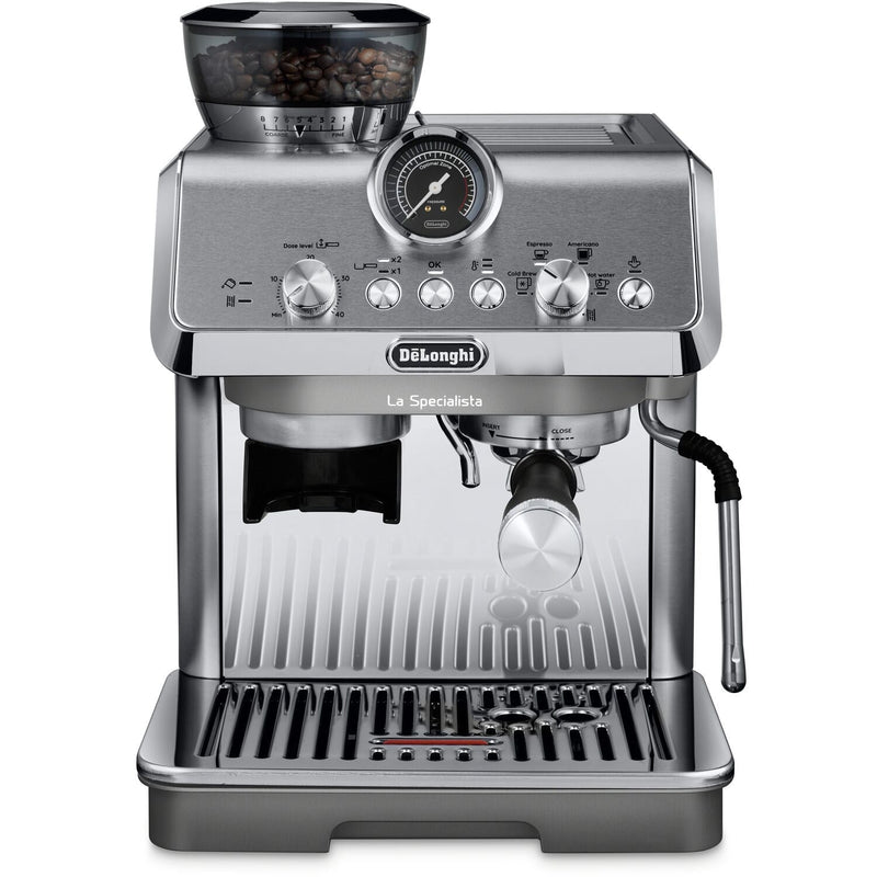 De'Longhi La Specialista Arte Evo Espresso Machine with Cold Brew in Silver EC9255M