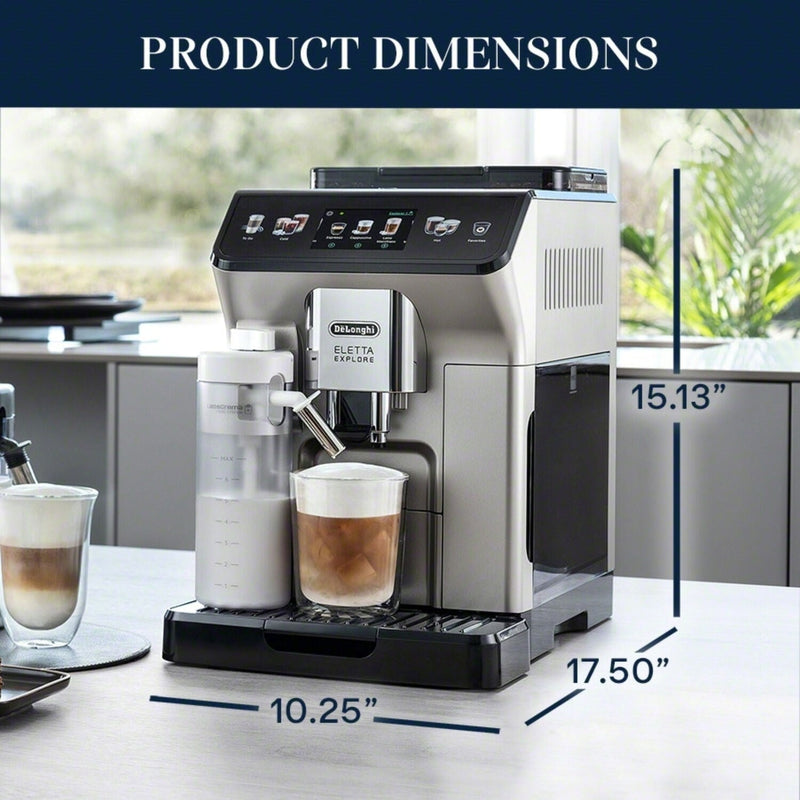 De'Longhi Eletta Explore Fully Automatic Espresso Machine with Cold Brew ECAM45086S