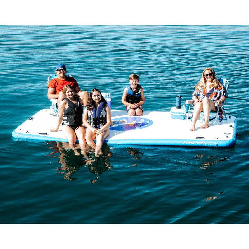 Island Hopper Island Buddy 12" foot Inflatable Water Platform & Dock - IH-BUDDY-12