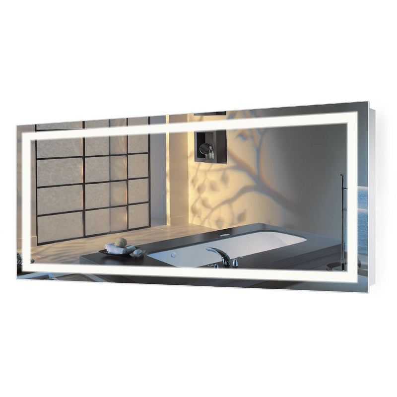 Krugg Icon 60″ X 30″ LED Bathroom Mirror with Dimmer and Defogger ICON6030 - Backyard Provider