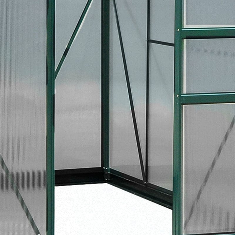 Outsunny 6' x 8' x 7' Polycarbonate Portable Walk-In Garden Greenhouse - 845-059