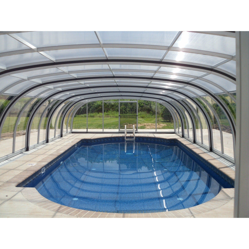 Sunrooms-Enclosures Wide Span Laguna Type II Retractable Pool Enclosure