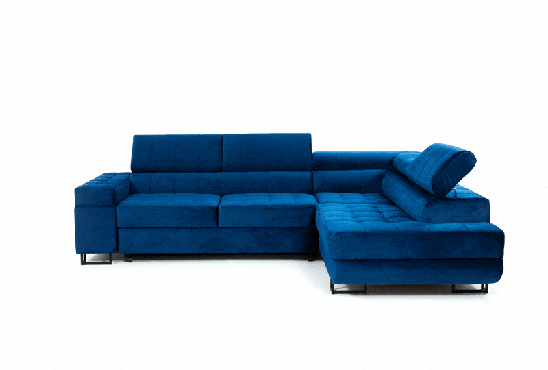 Sectional Sleeper Sofa with storage ANDREA - Backyard Provider