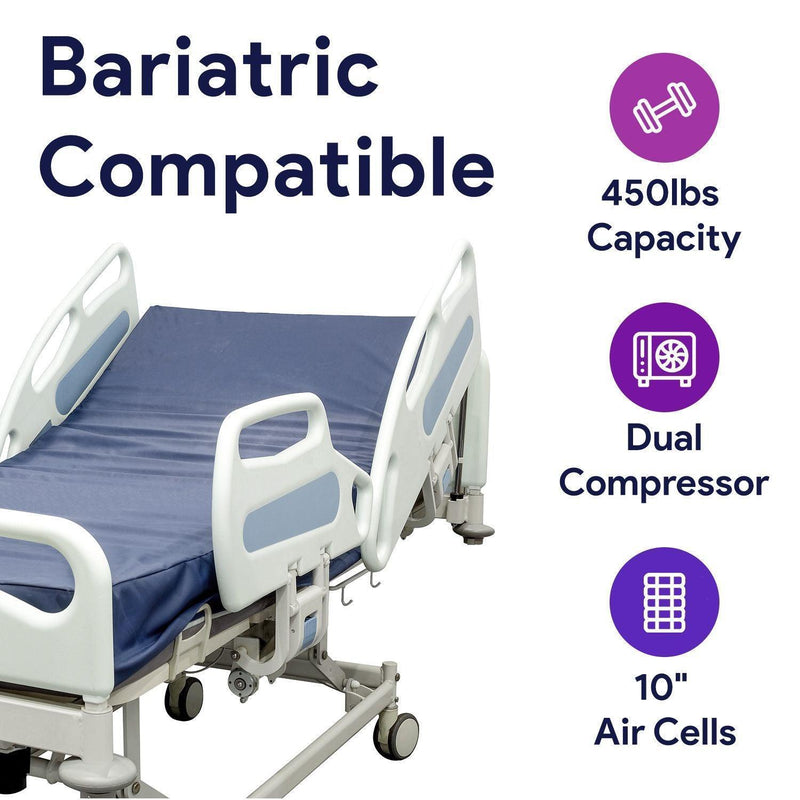 Low Air Loss Alternating Pressure Mattress Bariatric