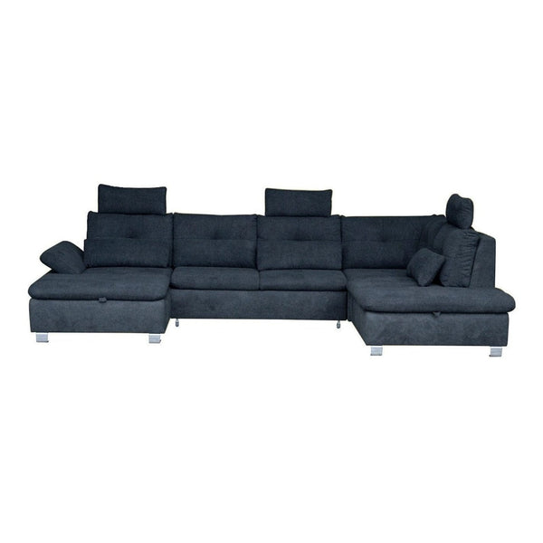 Sectional Sleeper Sofa MADEIRA U-Shape with storage - Backyard Provider