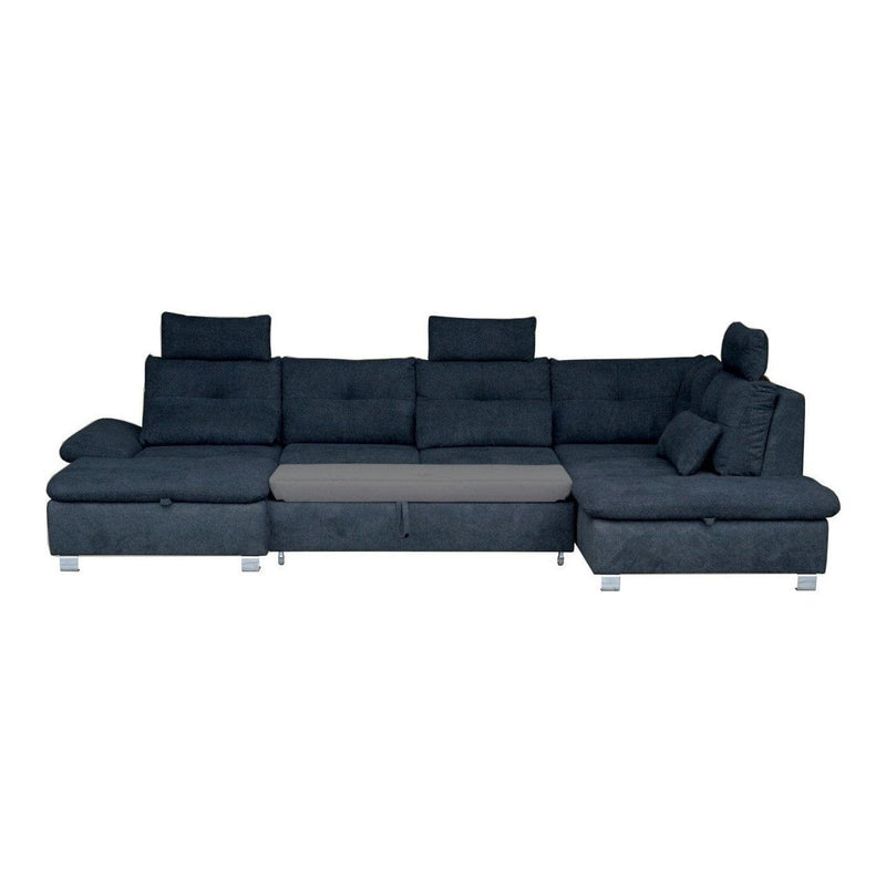 Sectional Sleeper Sofa MADEIRA U-Shape with storage - Backyard Provider