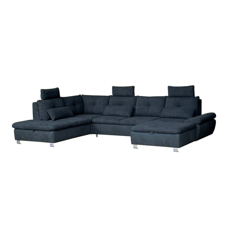 Sectional Sleeper Sofa MADEIRA U-Shape with storage - Backyard Provider