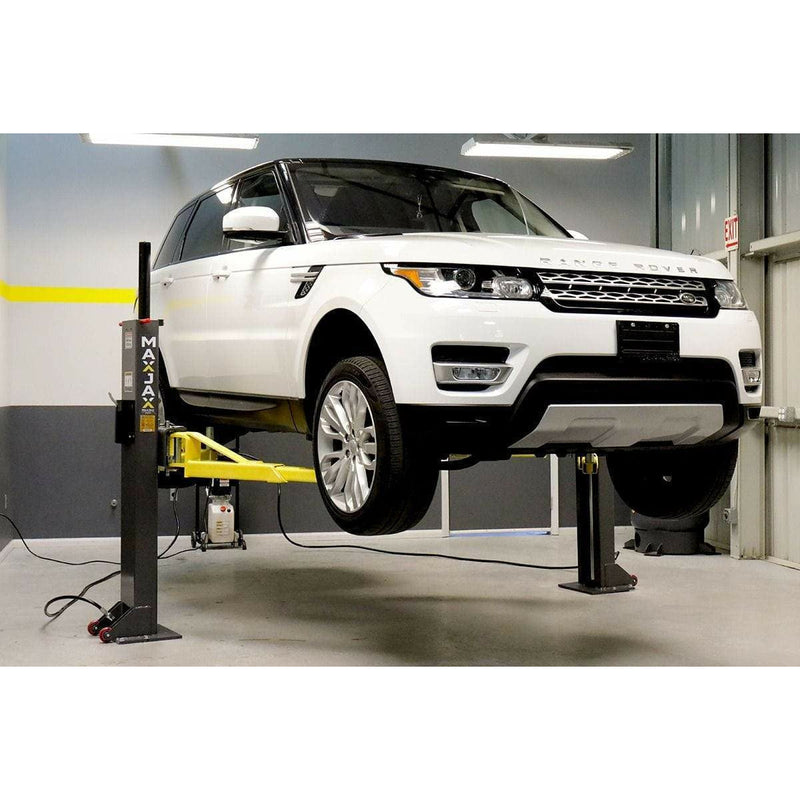 MaxJax M6K Portable Two-Post Garage Car Lift - 6,000 Lb - Backyard Provider