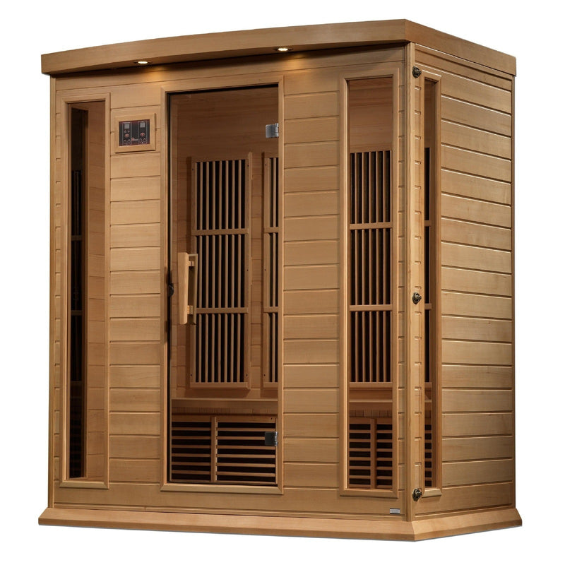 Maxxus 4-Person Near Zero EMF Under 2MG FAR Infrared Sauna Canadian Hemlock