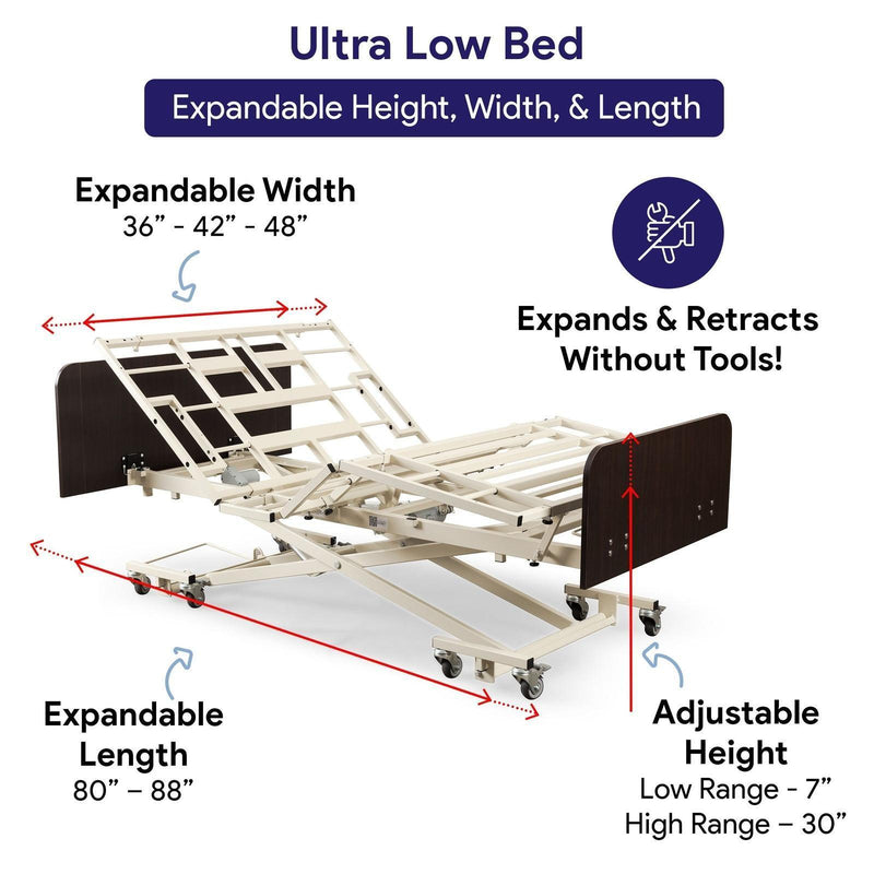 Medacure Adjustable Electric Hospital Bed