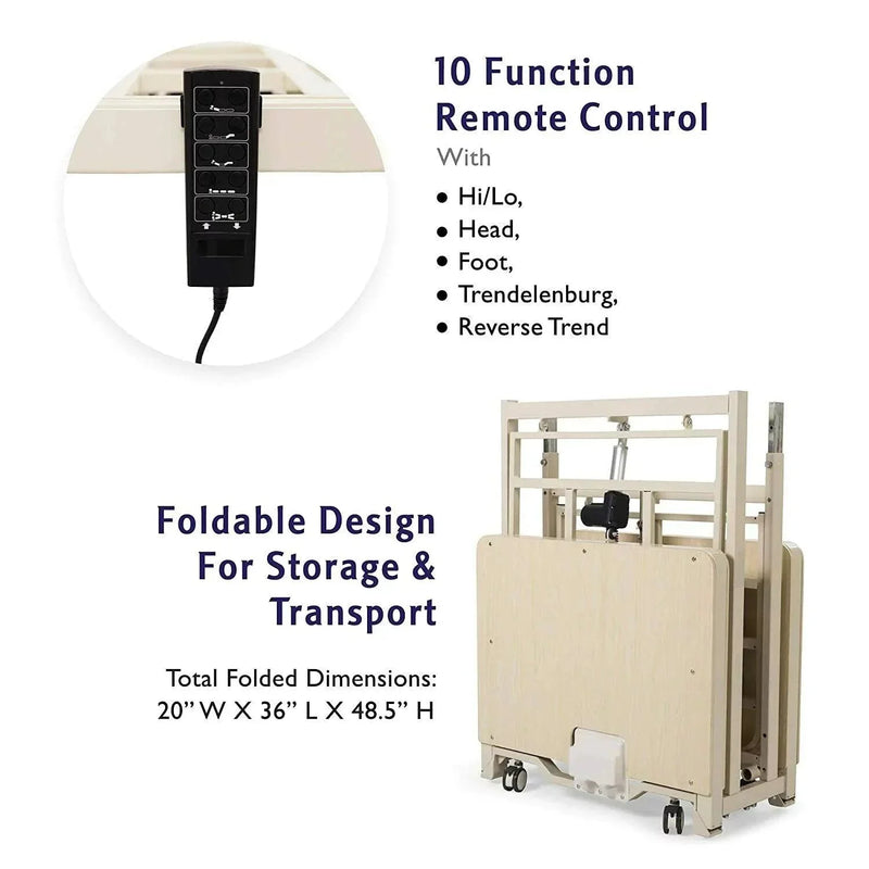 Medacure Super Low Full Electric Hospital Bed