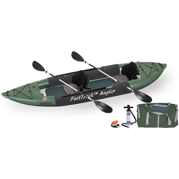 Sea Eagle FastTrack Angler 385FT Pro Angler Inflatable Fishing Kayak Package