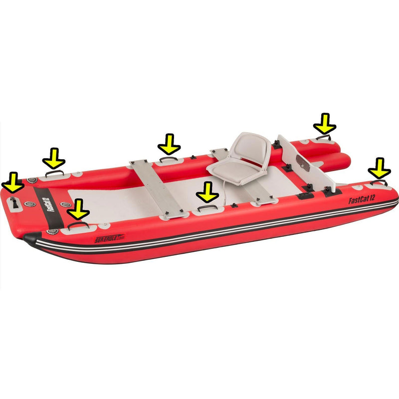 Sea Eagle FastCat12 Deluxe Inflatable Cataraft Package