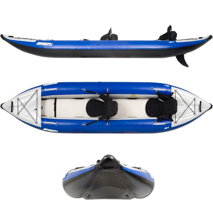 Sea Eagle Explorer 380X Inflatable Kayak Pro Tandem Package