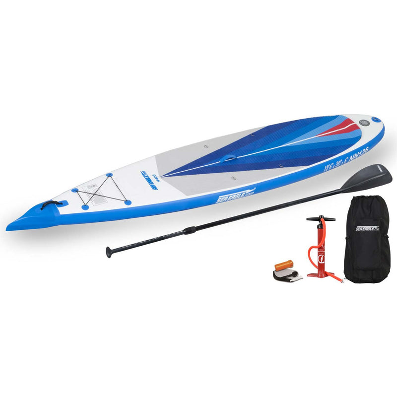 Sea Eagle NeedleNose 126 Inflatable Stand-Up Paddle Board SUP Start Up Package