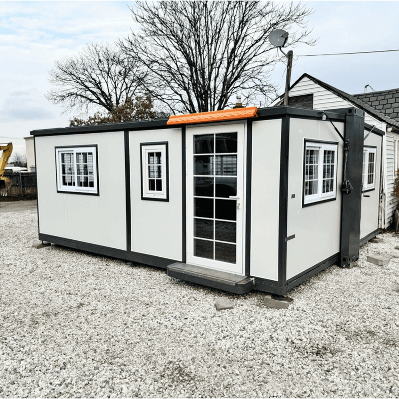 Modern Ofiice Tiny Home 15ft x 20ft, Expandable Prebuilt Home PM000117