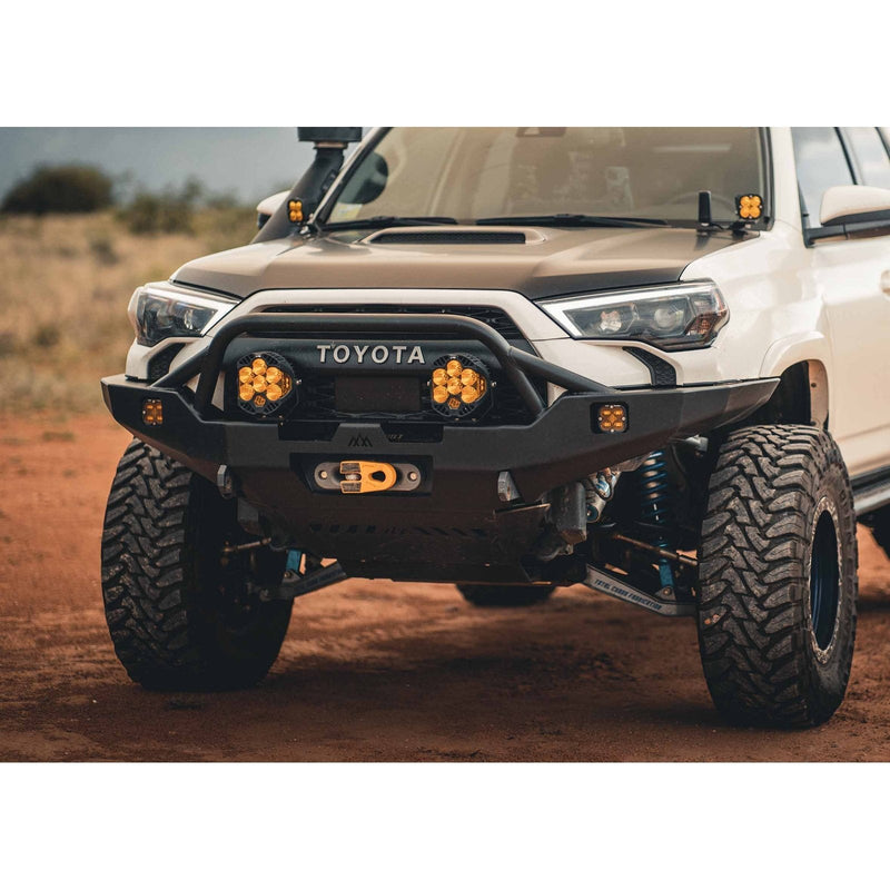 Backwoods Adventure Mods Toyota 4Runner 5th Gen 2014-2023 Hi-Lite Overland Front Bumper PreRunner Bull Bar