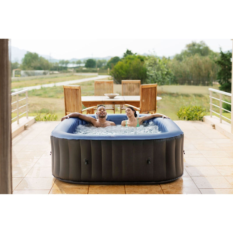 MSPA COMFORT Tekapo 6 Person Square Inflatable Tot Tub Spa