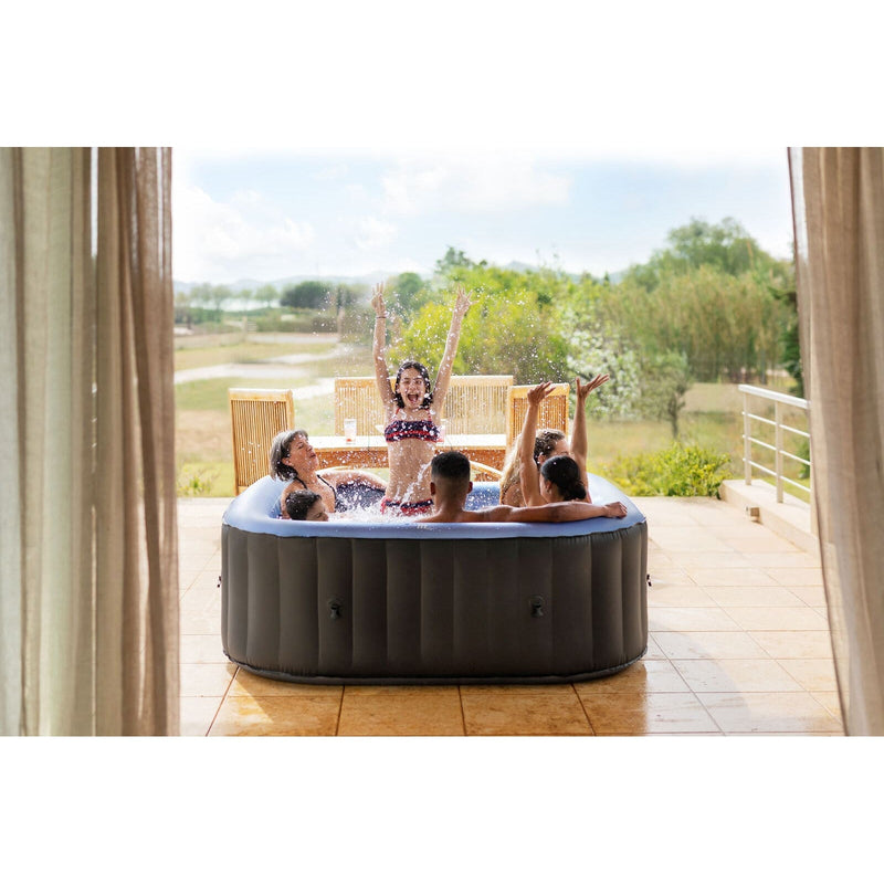 MSPA COMFORT Tekapo 6 Person Square Inflatable Tot Tub Spa