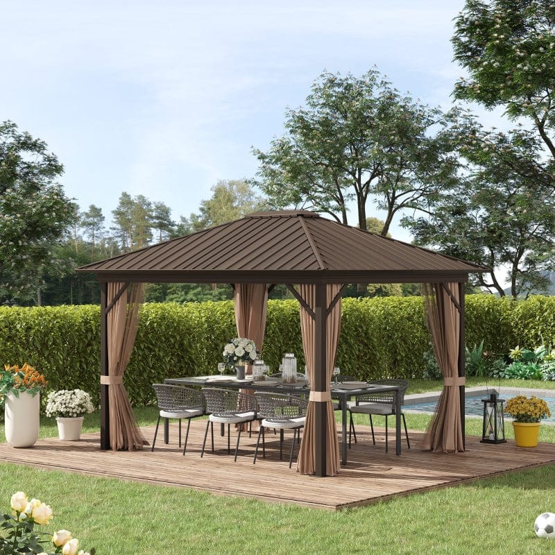 Outsunny 10' x 12' Hardtop Gazebo - 84C-095V01