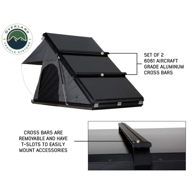 Overland Vehicle Systems Mamba 3 Clamshell Roof Top Tent - 18099901