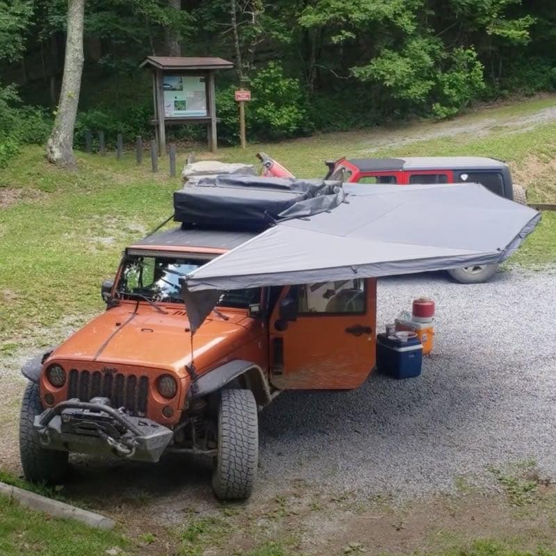 Overland Vehicle Systems Nomadic 270 Awning With Walls