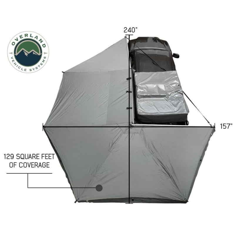 Overland Vehicle Systems Nomadic 270 Awning With Walls