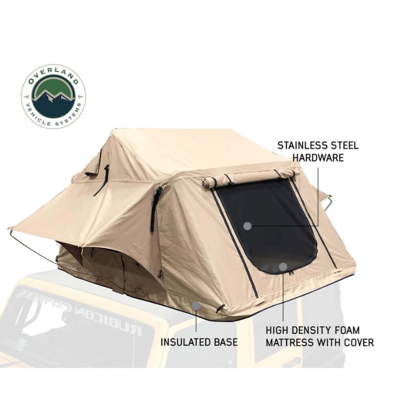 Overland Vehicle Systems TMBK 3 Person Roof Top Tent - 18119933