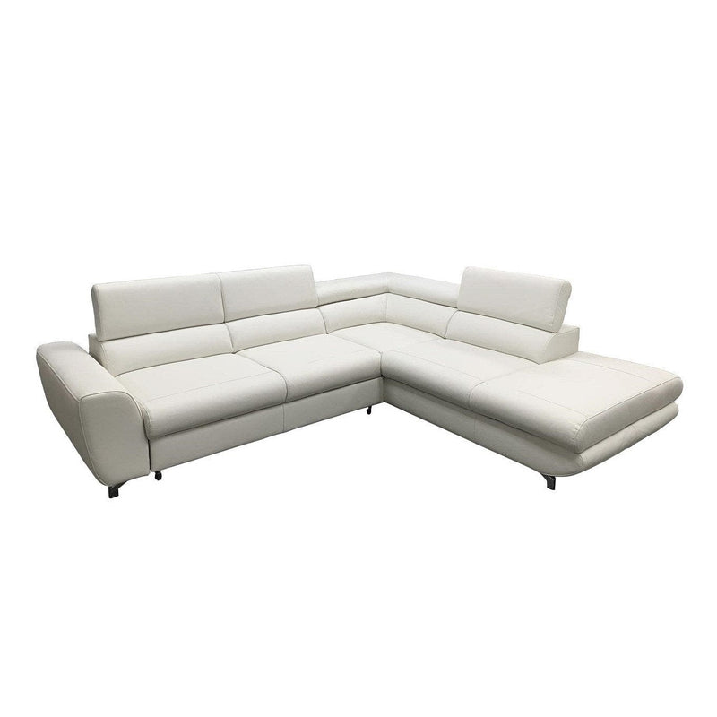 Leather Sectional Sleeper Sofa PIANO - Backyard Provider