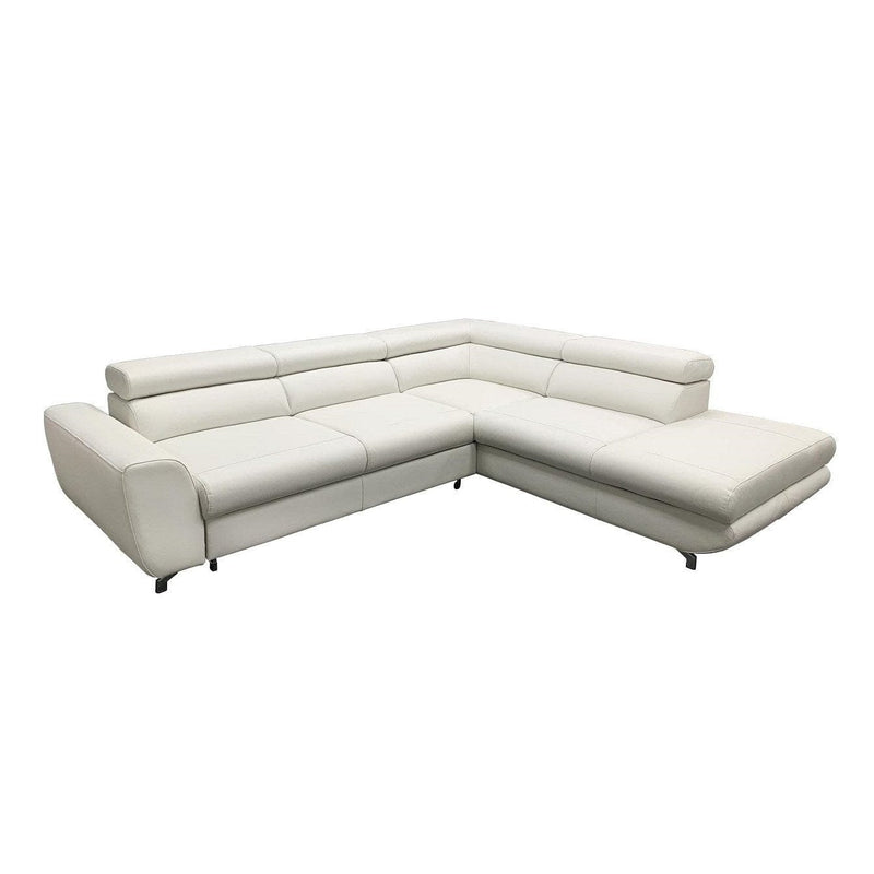 Leather Sectional Sleeper Sofa PIANO - Backyard Provider