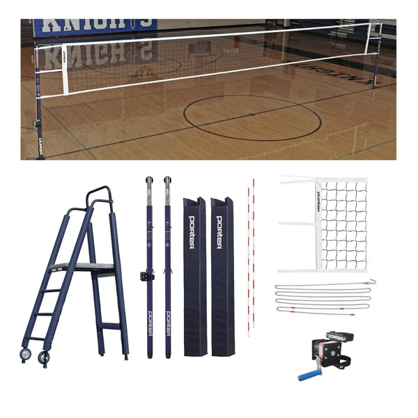 Porter 3" Powr Steel Competition Plus Volleyball System 17910