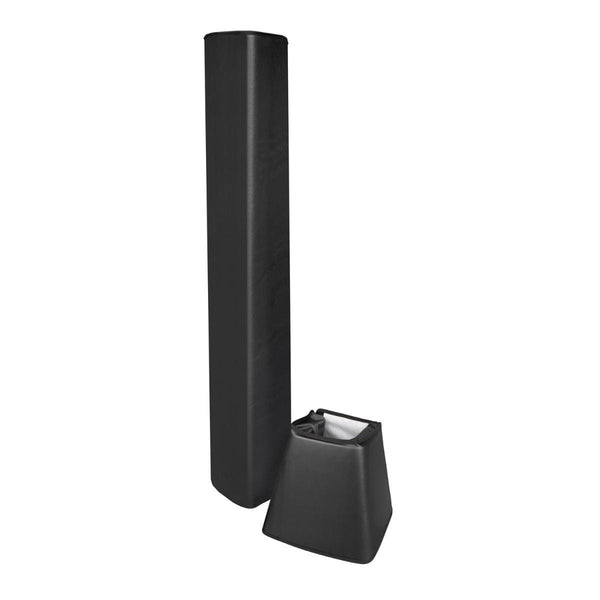 Porter 6" Black Square Pole Padding 95758