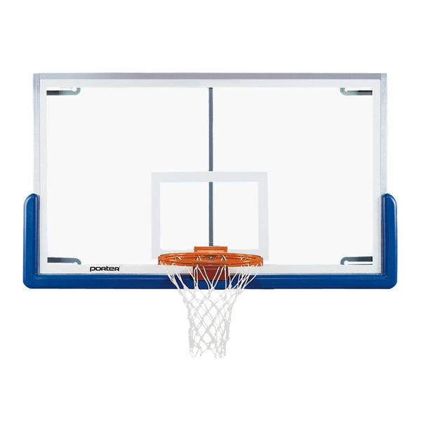 Porter 72"X42" Glass Pro Strut Basketball Backboard Package 20410CXX