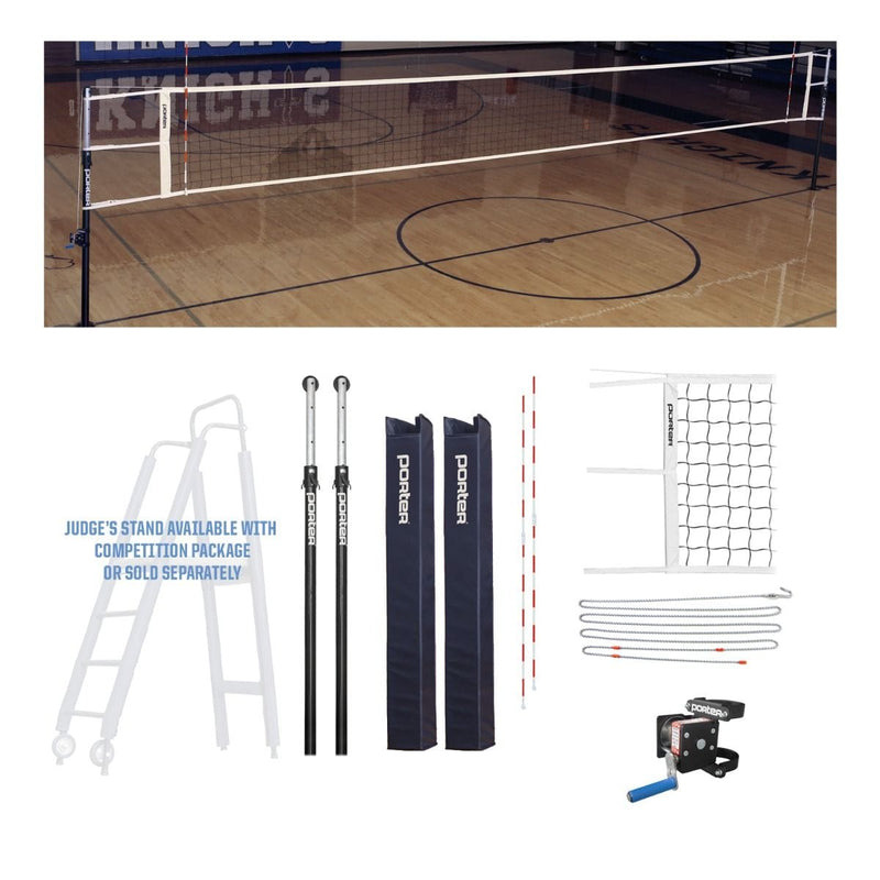 Porter Powr Hybird Volleyball End Standards w/ Pads 1093910