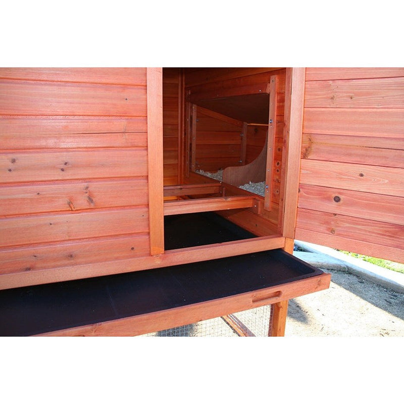 Rugged Ranch™ Raised Wood Chicken Coop Up to 6 chickens