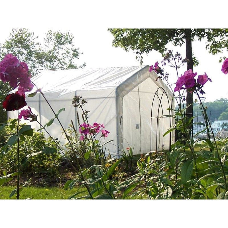 Rhino Shelter Greenhouse House Style 12’W x 12’L x 8’H - GH121208H