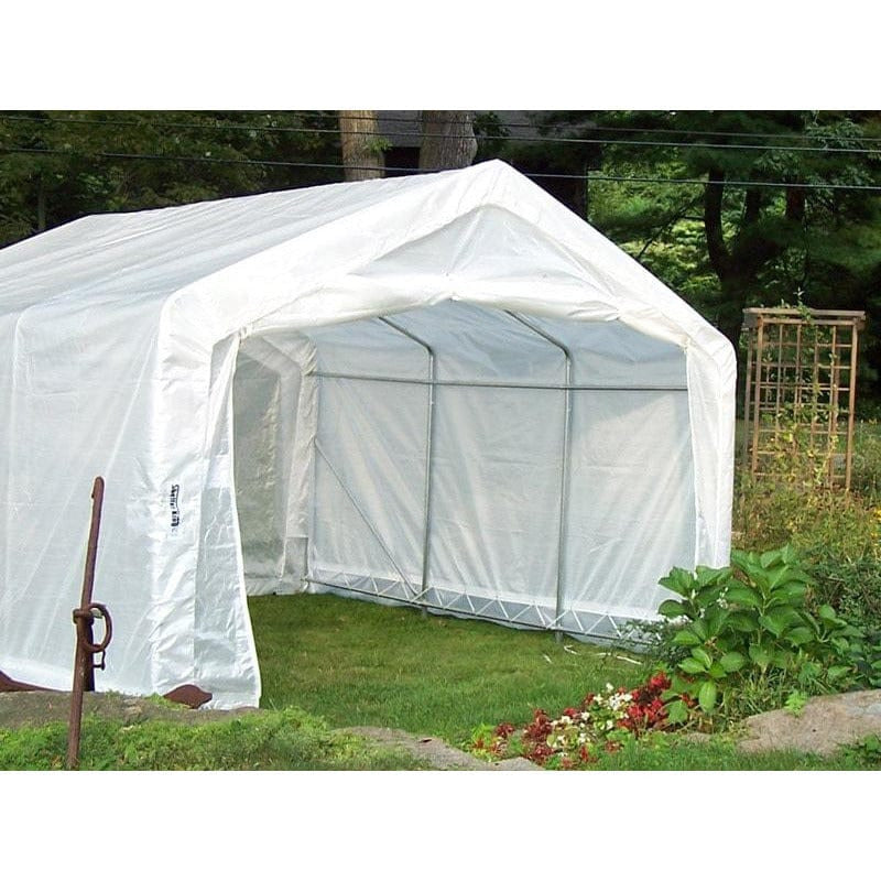 Rhino Shelter Greenhouse House Style 12’W x 12’L x 8’H - GH121208H