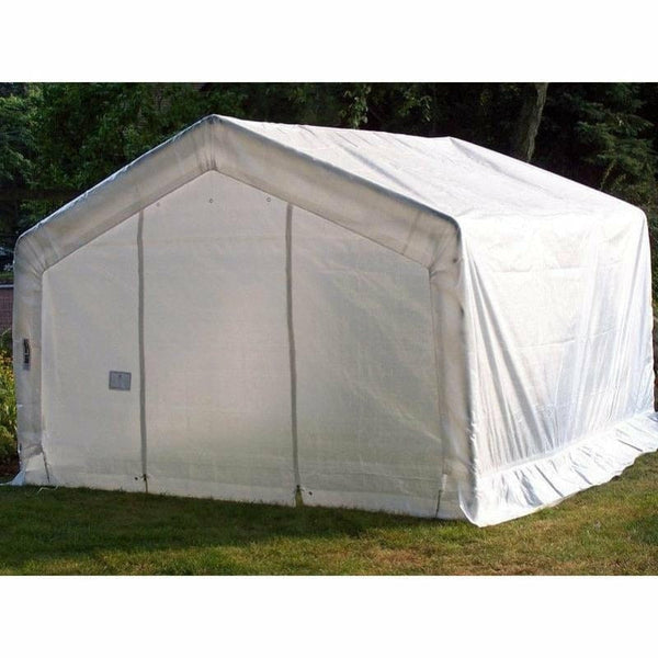 Rhino Shelters Greenhouse House Style 12’W x 24’L x 8’H - GH122408H