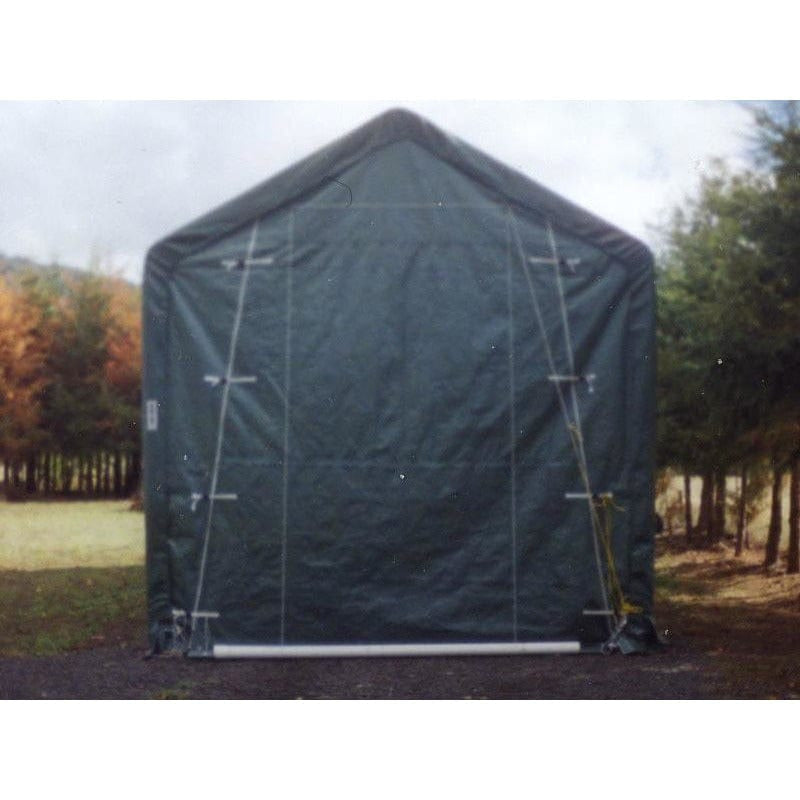 Rhino Shelters Instant Garage Peak Style 14’W x 42’L x 17’H - PB144217H