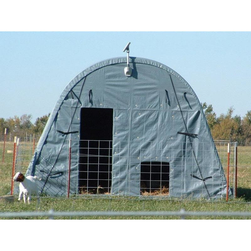 Rhino Shelter Instant Garage Utility Building 14’W x 30’L x 12’H - PB143012RGN