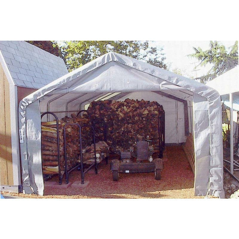 Rhino Shelter Storage Shed 12’W x 12’L x 8’H House Style - SH121208HGN